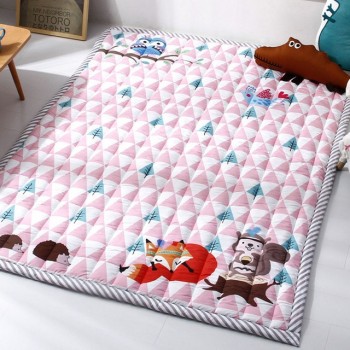 Simple Pattern Baby Play Mats Kids Crawling Carpet Cotton 2.5CM Thick Soft Mat No Smell Safe Blanket Rug Nordic Style