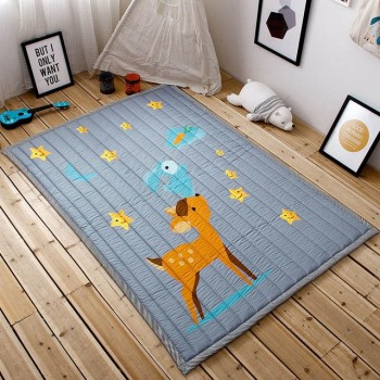 Simple Pattern Baby Play Mats Kids Crawling Carpet Cotton 2.5CM Thick Soft Mat No Smell Safe Blanket Rug Nordic Style