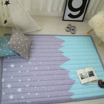 Simple Pattern Baby Play Mats Kids Crawling Carpet Cotton 2.5CM Thick Soft Mat No Smell Safe Blanket Rug Nordic Style