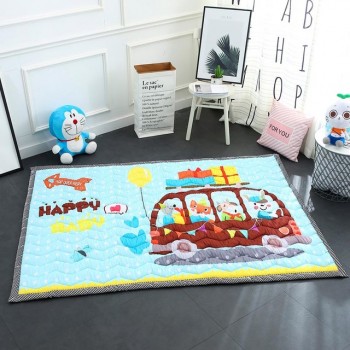 Simple Pattern Baby Play Mats Kids Crawling Carpet Cotton 2.5CM Thick Soft Mat No Smell Safe Blanket Rug Nordic Style