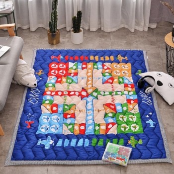 Simple Pattern Baby Play Mats Kids Crawling Carpet Cotton 2.5CM Thick Soft Mat No Smell Safe Blanket Rug Nordic Style