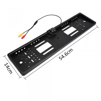 Car Rear View Camera EU European Car License Plate Frame Waterproof Auto Wire Car Reverse Backup Rearview parking Camera