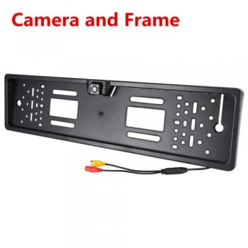 Car Rear View Camera EU European Car License Plate Frame Waterproof Auto Wire Car Reverse Backup Rearview parking Camera