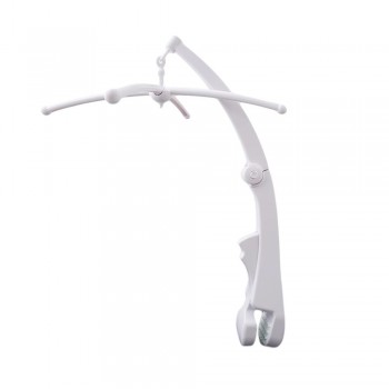 Kids Toys Mobile White Rattles Bracket Set Crib Clamp Bed Bell Fold Bracket Music Box Baby Crib Mobility Toys For Children