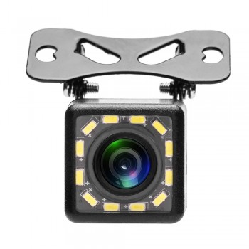 Hikity Waterproof Car Rear View Camera 170 Wide Angle HD CCD 12 LED Night Visions Backup Reversing Parking Cameras Car-styling