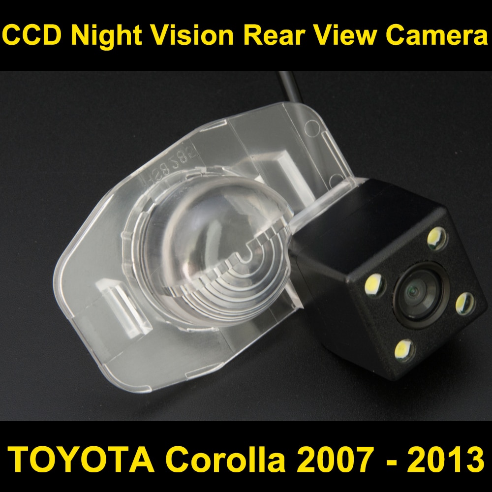 Car rear view camera for TOYOTA Corolla 2007 2008 2009 2010 2011 2012 2013 CCD Night Vision BackUp Reverse Parking Camera