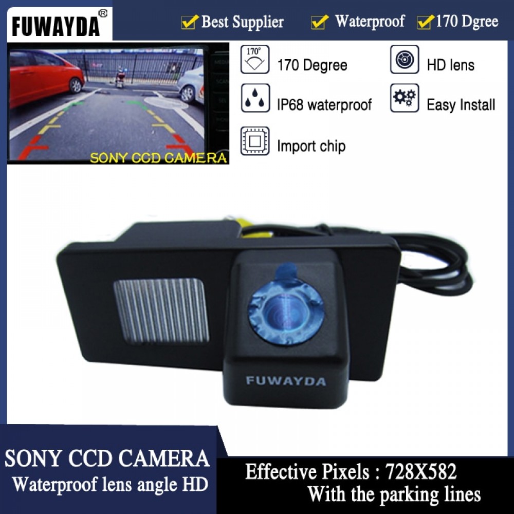 FUWAYDA SONY CCD Chip Sensor CAR REAR VIEW REVERSE BACKUP PARKING Safety CAMERA FOR Ssangyong Rexton / Ssang yong Kyron
