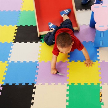 Meitoku  baby EVA Foam Interlocking Exercise Gym Floor play mats rug Protective Tile Flooring carpets 32X32cm 9 or 10pcs/lot,