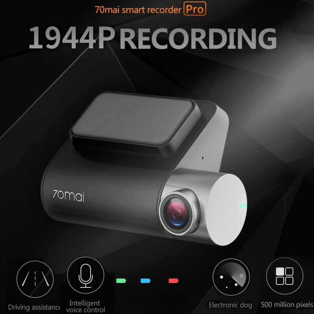 70mai Dash Cam Pro smart Car 1994P HD Video Recording With WIFI Function Rear View Camera 140FOV Night Vision GPS Module