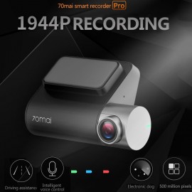 70mai Dash Cam Pro smart Car 1994P HD Video Recording With WIFI Function Rear View Camera 140FOV Night Vision GPS Module