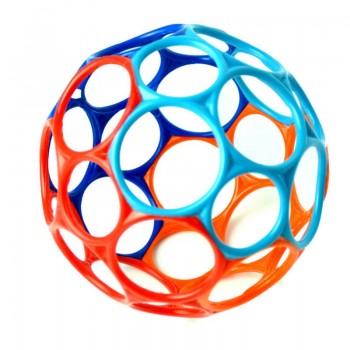 Large Rattles Develop Baby Intelligence Grasping Gums Wave Ball Hand Bell Fun Bite Catch Hole Kids Toys For Newborns