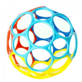 Large Rattles Develop Baby Intelligence Grasping Gums Wave Ball Hand Bell Fun Bite Catch Hole Kids Toys For Newborns