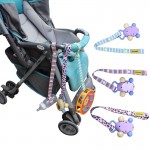 1pcs/3pcs New Baby Safety Seats Baby Rattles Toys Fixed Toys Stroller Toys Pacifier Chain Tether Strap