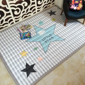 Infant Shining Baby Play Mat Cotton Playmat for Child 2cm Thickness Non-slip Rug 140*200cm Children Game Carpet Machine Washable