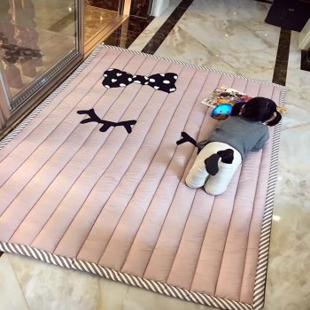 Infant Shining Baby Play Mat Cotton Playmat for Child 2cm Thickness Non-slip Rug 140*200cm Children Game Carpet Machine Washable