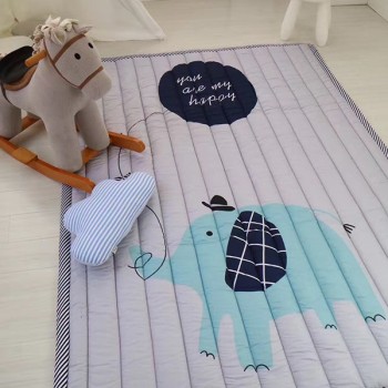 Infant Shining Baby Play Mat Cotton Playmat for Child 2cm Thickness Non-slip Rug 140*200cm Children Game Carpet Machine Washable