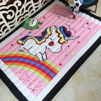 Infant Shining Baby Play Mat Cotton Playmat for Child 2cm Thickness Non-slip Rug 140*200cm Children Game Carpet Machine Washable