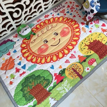 Infant Shining Baby Play Mat Cotton Playmat for Child 2cm Thickness Non-slip Rug 140*200cm Children Game Carpet Machine Washable