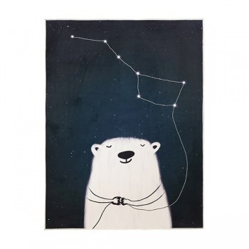 Baby Shining Cartoon Baby Play Mat 0.5CM Thickness Carpet 140X200CM Childrens Room Playmat Short Plush Non-slip Bedroom Mat
