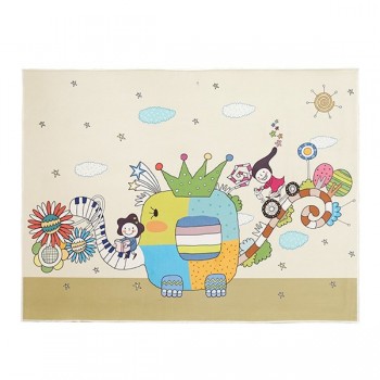 Baby Shining Cartoon Baby Play Mat 0.5CM Thickness Carpet 140X200CM Childrens Room Playmat Short Plush Non-slip Bedroom Mat