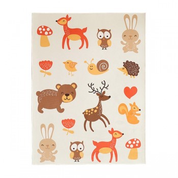 Baby Shining Cartoon Baby Play Mat 0.5CM Thickness Carpet 140X200CM Childrens Room Playmat Short Plush Non-slip Bedroom Mat