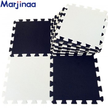 EVA New 10pcs 11.8*11.8 Puzzle Floor GYM Soft Kids Foam Mat Black White baby play puzzle number letter cartoon foam mat