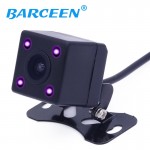 Wide Viewing Angle Waterproof Reversing Rear View Camera 4 IR Night Vision Car Rear View Camera CCD imaging Sensor