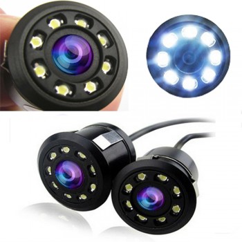 Topbox Car Rear View Camera 8 LED Night Vision Reversing Auto Parking Monitor CCD Waterproof 170 Degree HD Video