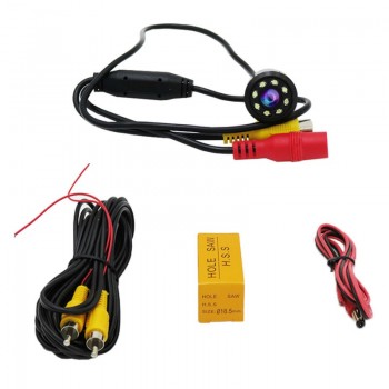 Topbox Car Rear View Camera 8 LED Night Vision Reversing Auto Parking Monitor CCD Waterproof 170 Degree HD Video