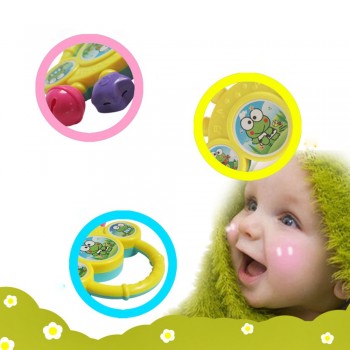 2018 Newest Infant Baby Bell RattleToy Hand On The Toy Baby Birthday Gift Instrumentos Musicais Shaker Rattle Baby Ring Toys