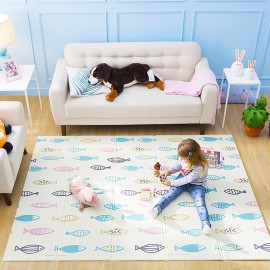 200*150cm Foldable Baby Climbing Play Mat Xpe Puzzle Childrens Mat Thickened Baby Room Crawling Pad Game Blanket Baby Carpet