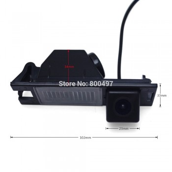 CCD HD Car Rear View Reverse Camera Car Parking Assistance Backup Camera Waterproof IP67 170 Degree for Hyundai IX35 Tucson