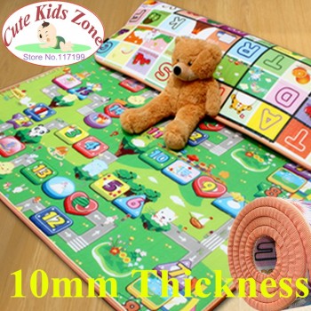 10 mm Thick Baby Play Mat Kids Carpet Waterproof Child Picnic Mat Soft Eva Foam Carpet Rug Baby Crawling Mat Baby Gift