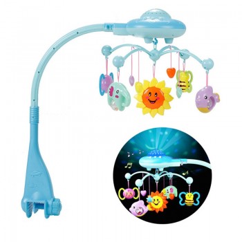 Music Rattles Baby Crib Mobile Toy Holder Rotating Crib Mobility Bed Bell Baby Toys 0-12 Months Newborn Infant Toddler Kids Toys