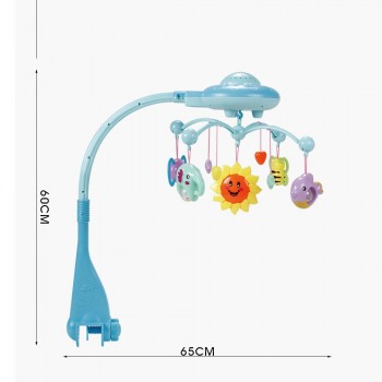 Music Rattles Baby Crib Mobile Toy Holder Rotating Crib Mobility Bed Bell Baby Toys 0-12 Months Newborn Infant Toddler Kids Toys