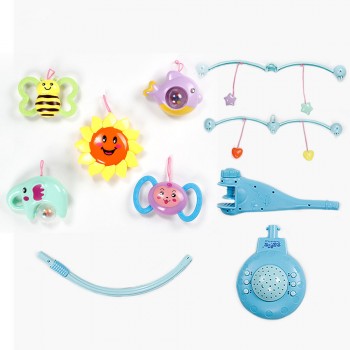 Music Rattles Baby Crib Mobile Toy Holder Rotating Crib Mobility Bed Bell Baby Toys 0-12 Months Newborn Infant Toddler Kids Toys