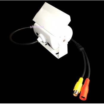 White Waterproof 18 LED IR Night Vision Car rear view Reversing Parking Backup Camera For Bus Truck Motorhome Vehicle