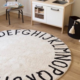 Round Baby Play Mat Tapete Infantil Playmat Kids Carpet Cotton Baby Games Activity Mats Rug with Letters Toys for Children 120cm