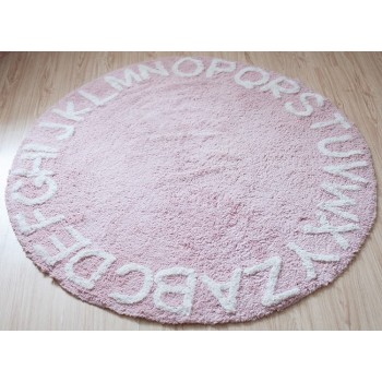 Round Baby Play Mat Tapete Infantil Playmat Kids Carpet Cotton Baby Games Activity Mats Rug with Letters Toys for Children 120cm