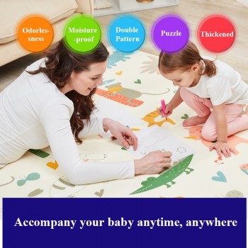 Infant Shining 2 Thickness Baby Play Mat 200*180cm Large Baby Climbing Mat Eco-friendly EPE Carpet Rug Bedroom Blanket