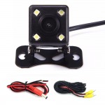 Universal CCD Car Auto Back Up Reverse Backup 4 LED Night Vision Rear View Camera Waterproof HD 170 Degree Parking Assistance