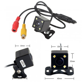Universal CCD Car Auto Back Up Reverse Backup 4 LED Night Vision Rear View Camera Waterproof HD 170 Degree Parking Assistance