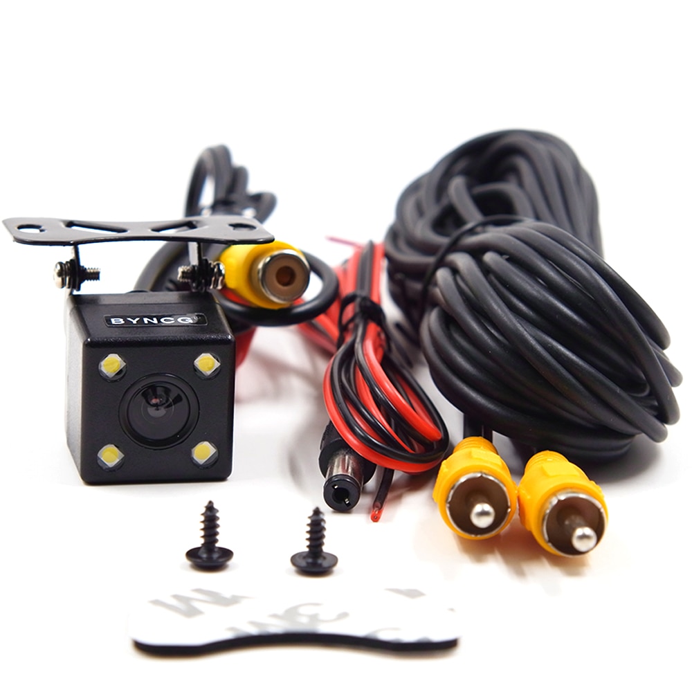 CCD Car Auto Back Up Reverse Backup 4 LED Night Vision Rear View Camera Waterproof HD 170 Degree Parking Assistance