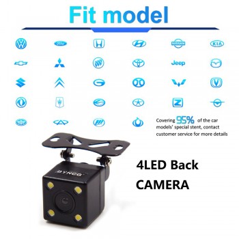 CCD Car Auto Back Up Reverse Backup 4 LED Night Vision Rear View Camera Waterproof HD 170 Degree Parking Assistance