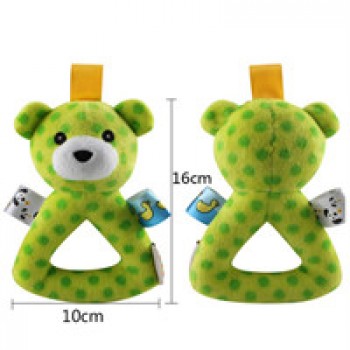 2018 Cute Baby Rattle Ring Bell Toy Plush Animal Hand Bells Baby Toys Toddlers Infant Early Educational Doll Gifts for Newborns