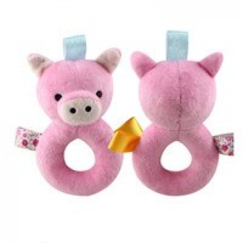 2018 Cute Baby Rattle Ring Bell Toy Plush Animal Hand Bells Baby Toys Toddlers Infant Early Educational Doll Gifts for Newborns