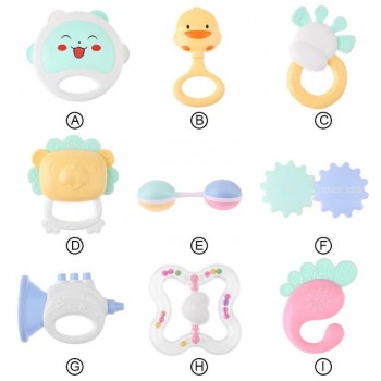 Baby Rattles Mobiles Teether Toys Infant Music Lovely Hand Shake Bell Ring Bed Crib Newborn 0-12 Months Educational Toy Gifts