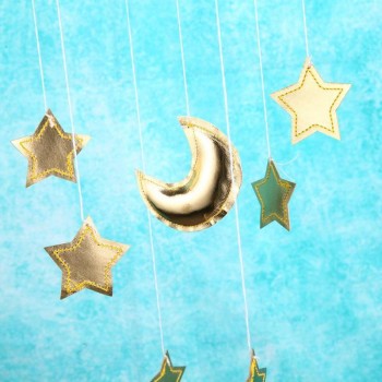 Baby Crib hanging bed plush toy Hand Bell Stroller Mobile Kids Play Tent Decoration Raining Clouds Baby Bed Hanging Toys