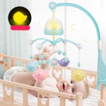 Baby Rattle Infant Toys For 0-12 Months Crib Mobile Bed Bell With Music Newbown Early Learning develop Kids Toy music box