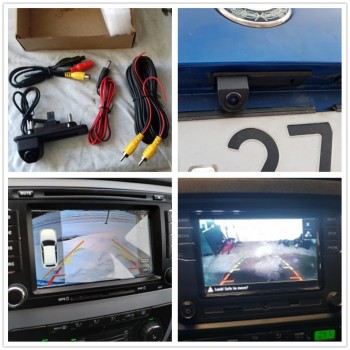 Auto Trunk Handle Car Rear View Reverse Backup Parking Camera 170 Degree Night Vision For Skoda Octavia 2010 2011 2012 2013 2014